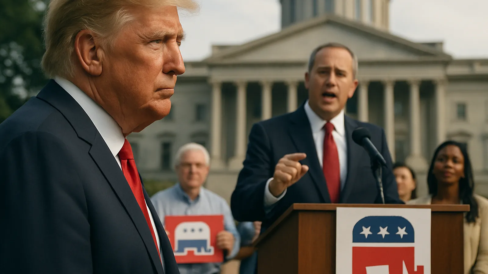 Republikaner treten in South Carolina gegen Trumps Wunschkandidatin an.