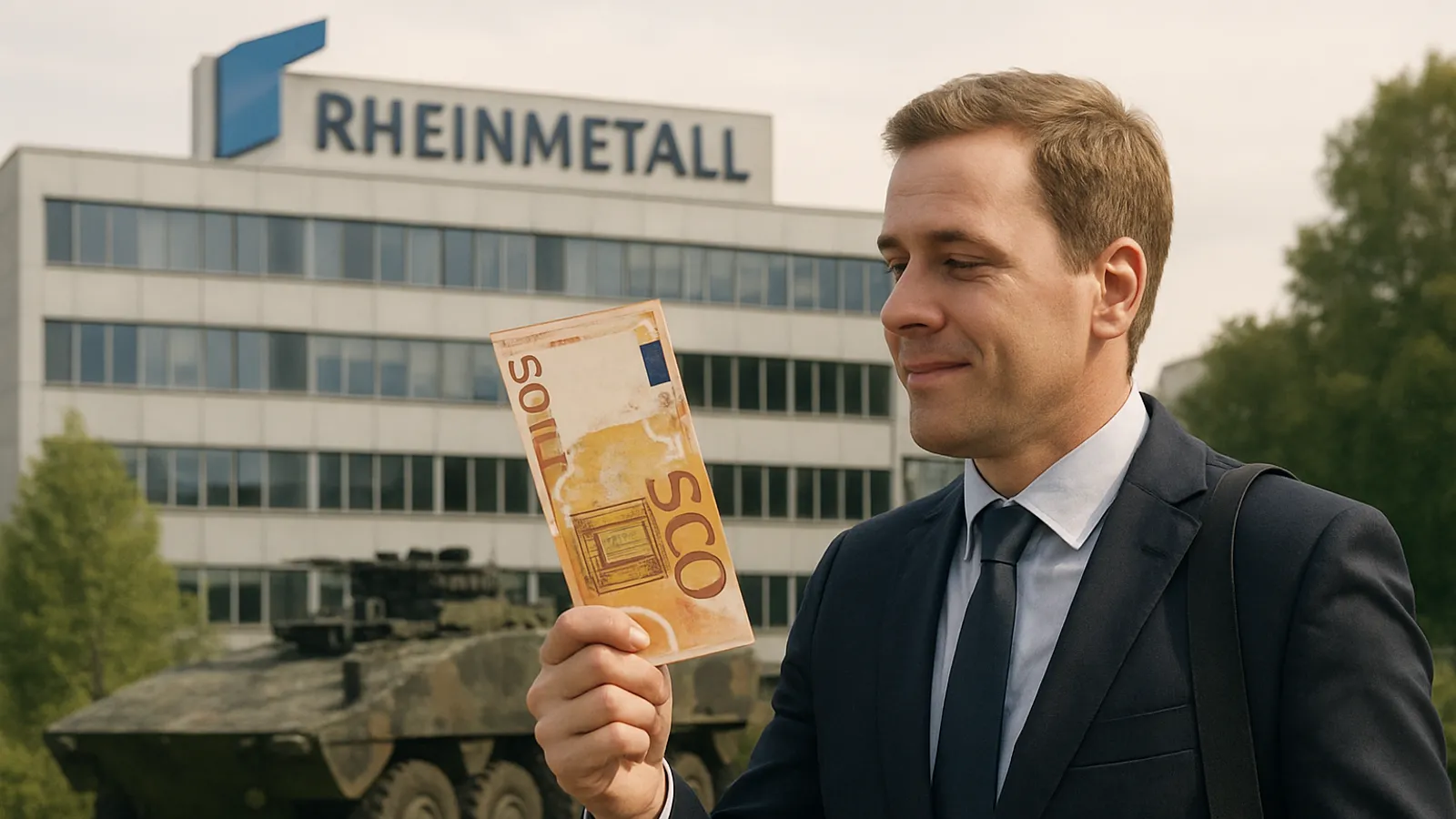 Rheinmetall hat seinen Umsatz und Gewinn gesteigert.