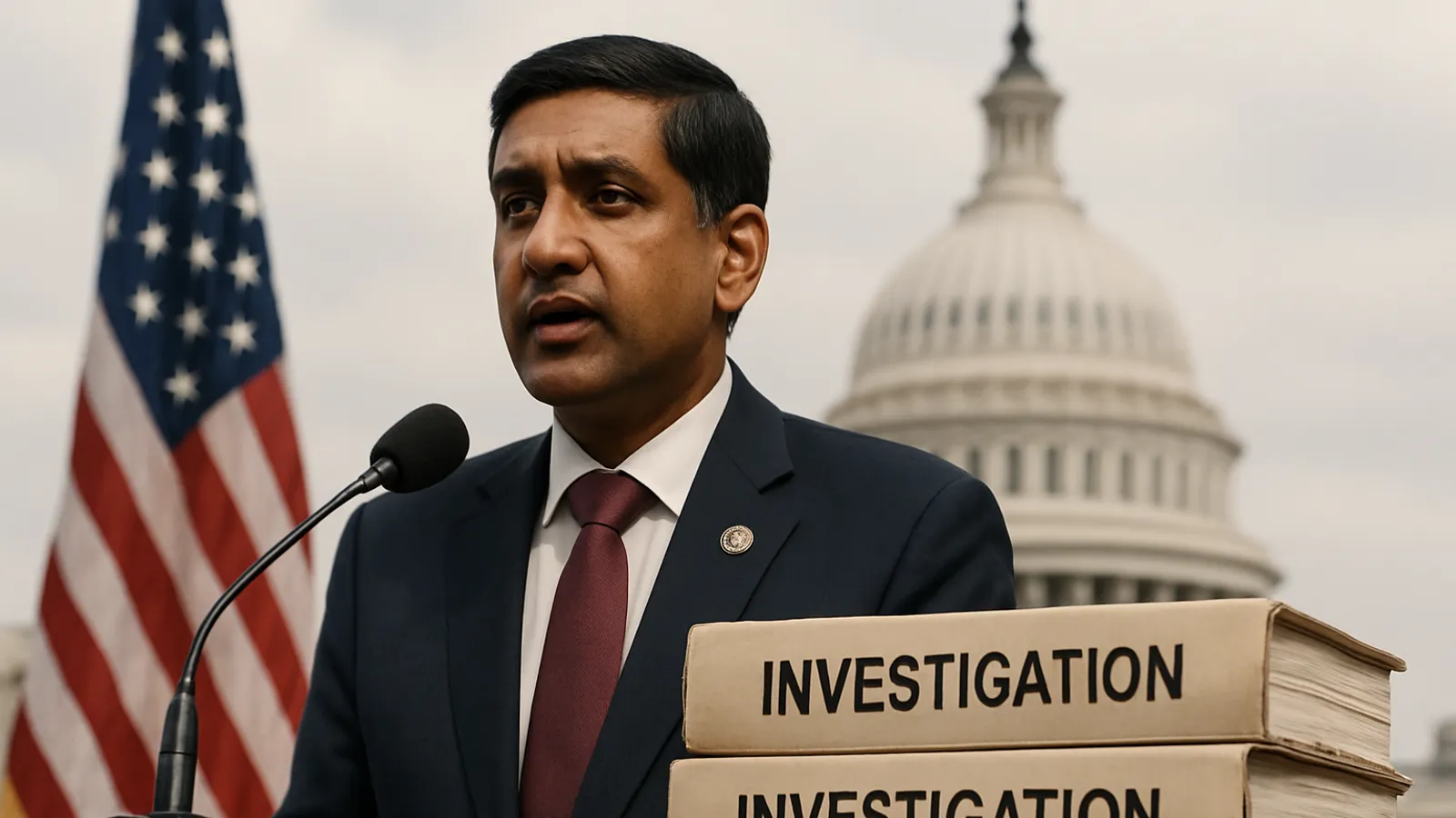 Ro Khanna kündigt eine Reihe von Untersuchungen an, falls die Demokraten die Wahlen 2026 gewinnen.
