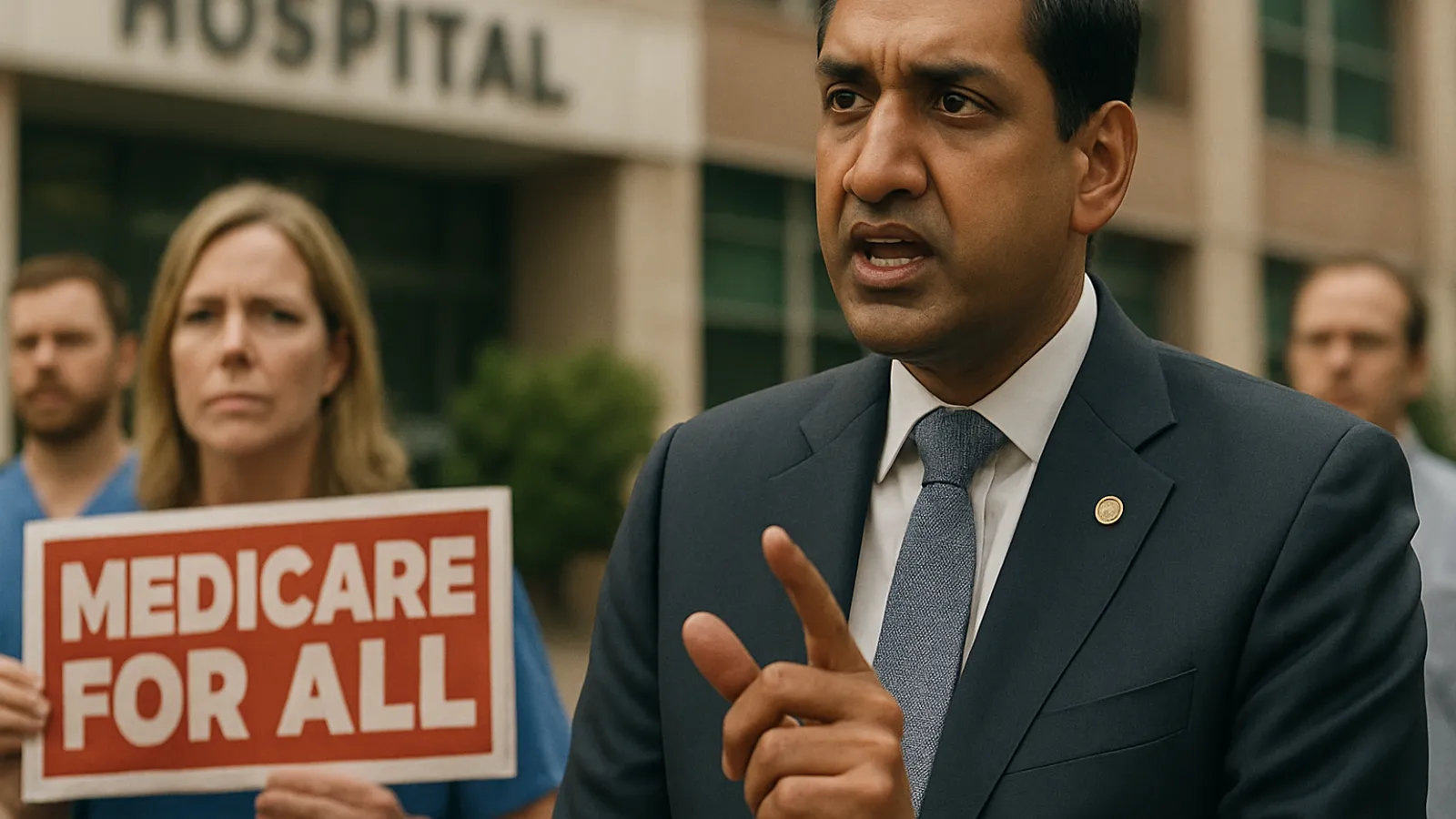 Ro Khanna sagt, dass Medicare for All die wichtigste Priorität ist.