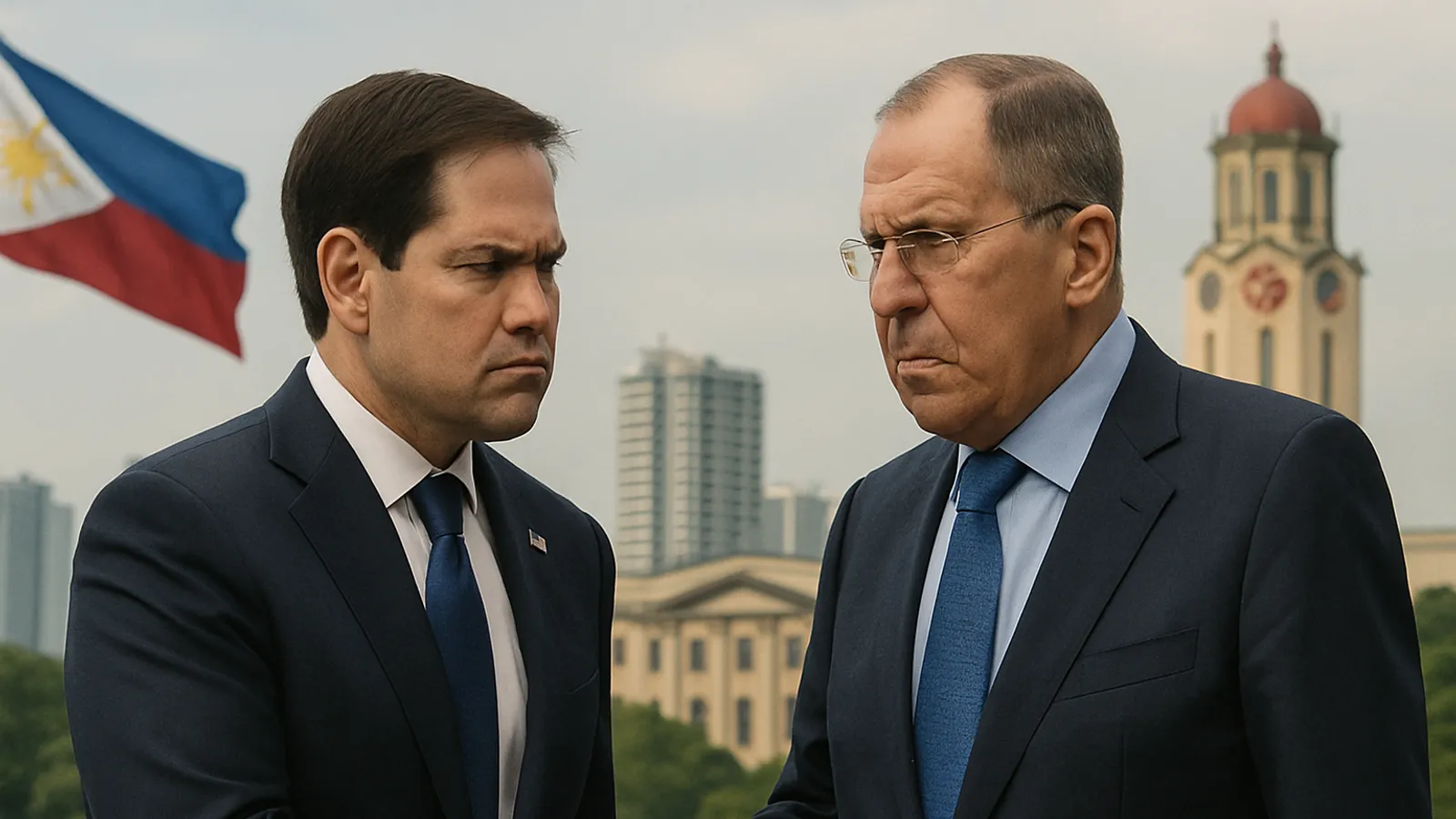 Rubio und Lawrow kommen in Manila zusammen.