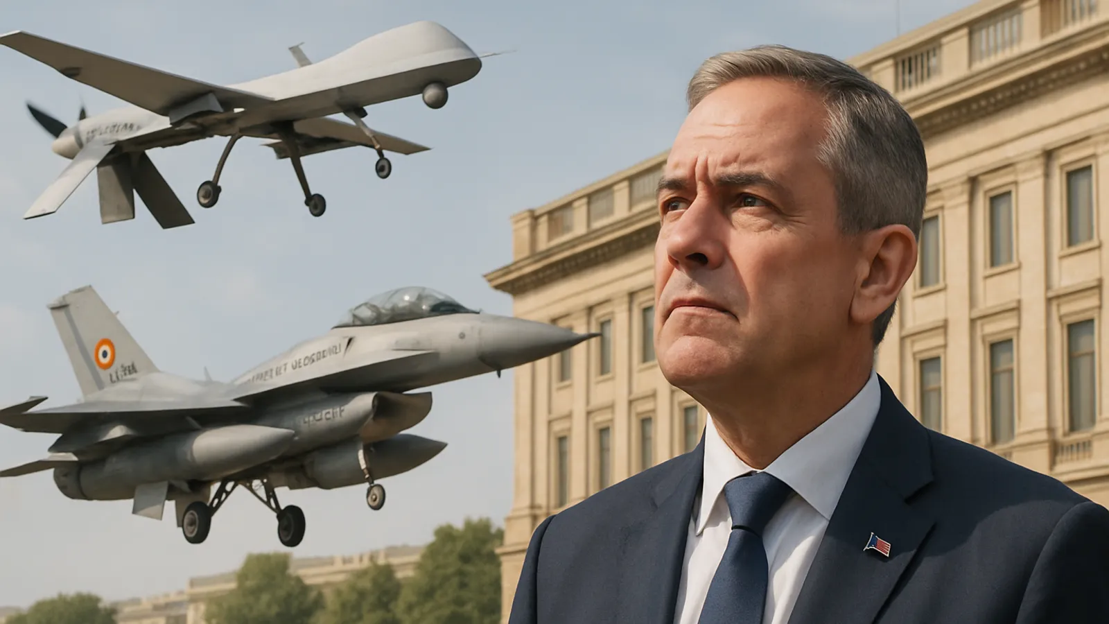 Rumänien setzt Kampfjets und Diplomatie gegen russische Drohnen ein.
