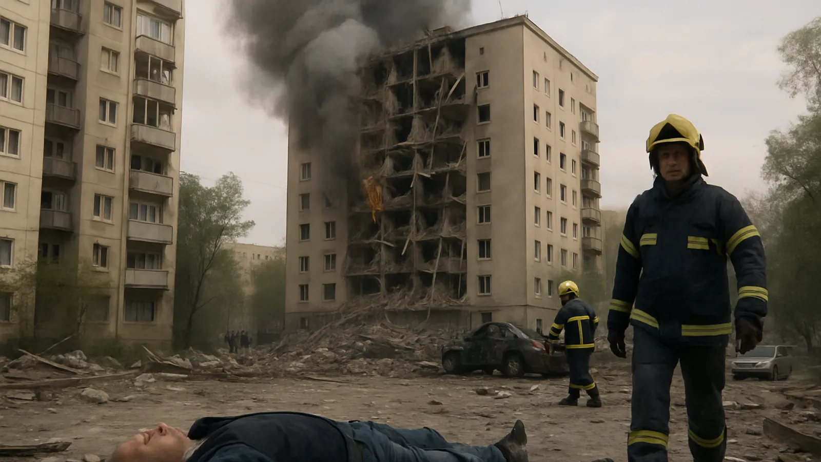 Russian strikes on Kyiv kill 9, injure at least 15, officials say.