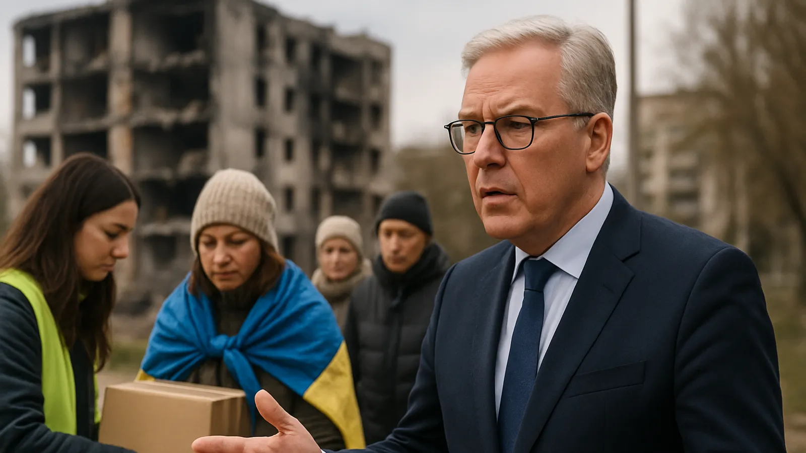 Russischer Angriffskrieg - Bundesaußenminister Wadephul ermutigt deutsche Städte und Kommunen zu mehr Ukraine-Hilfe