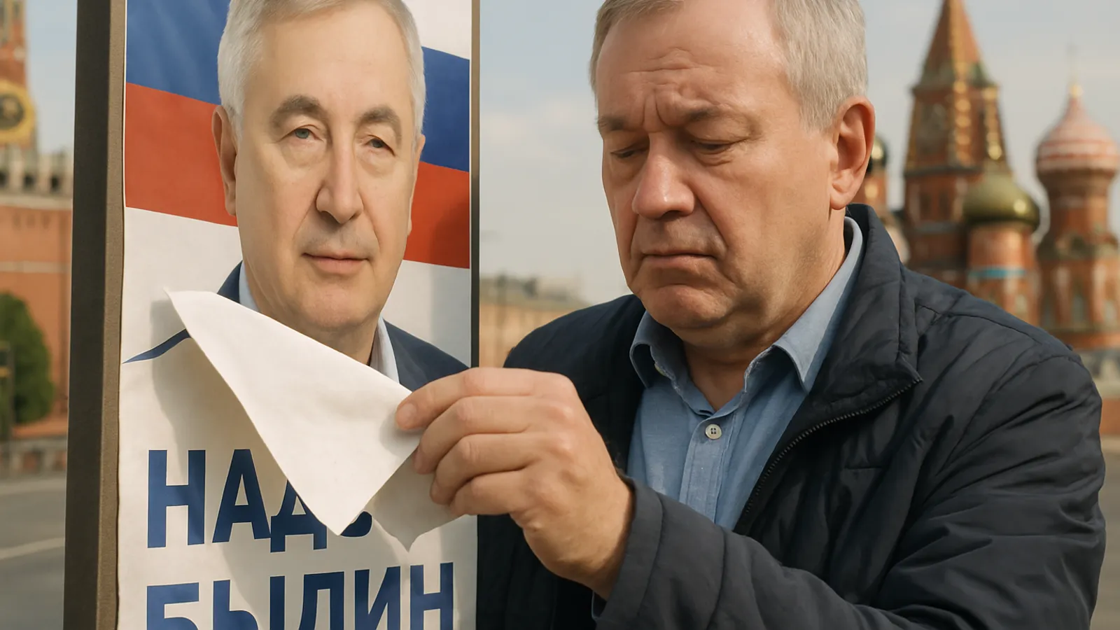 Russischer Oppositioneller Nadeschdin zieht sich aus Wahlkampf zurück.