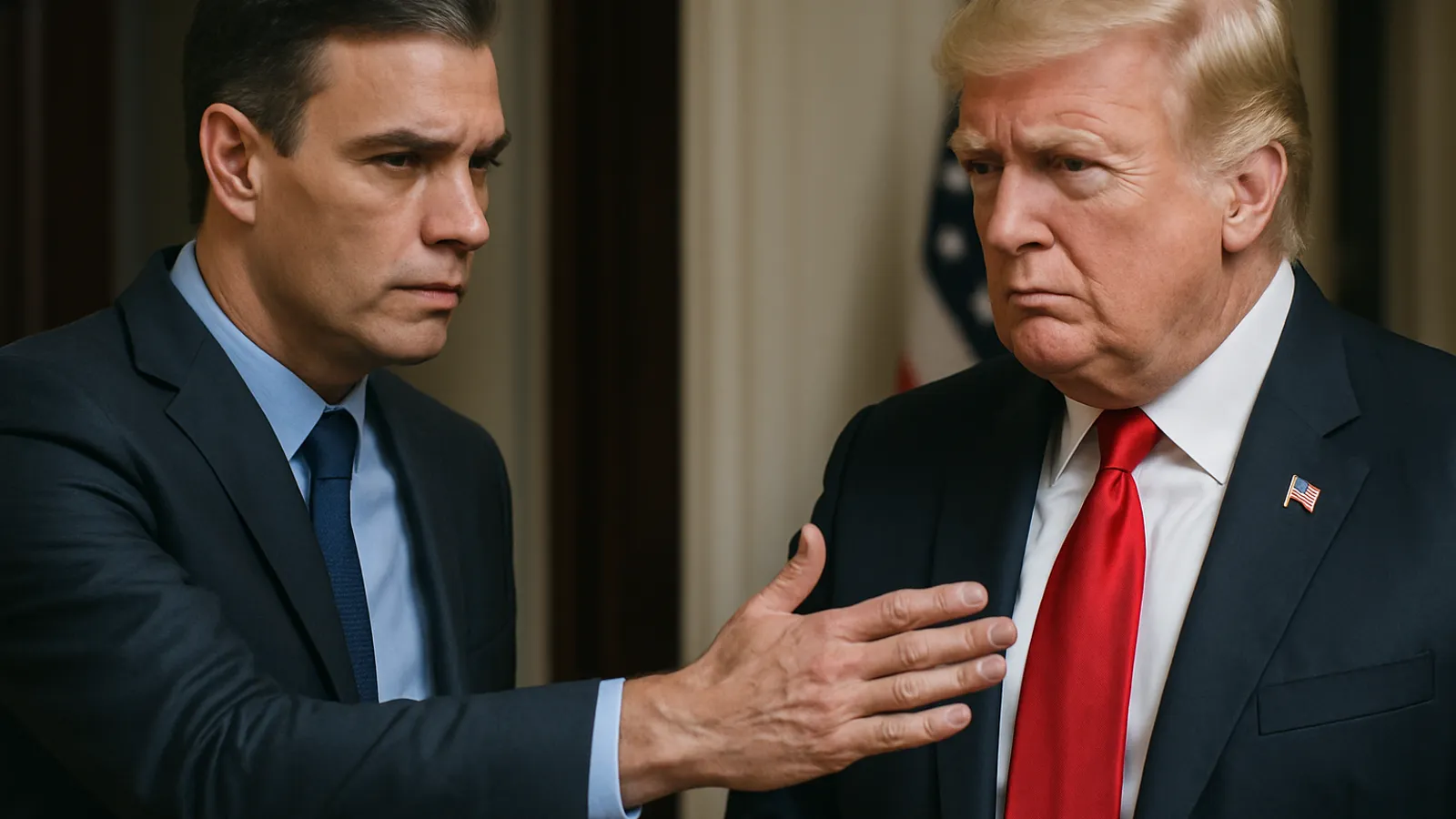 Sánchez lässt Trump auflaufen.