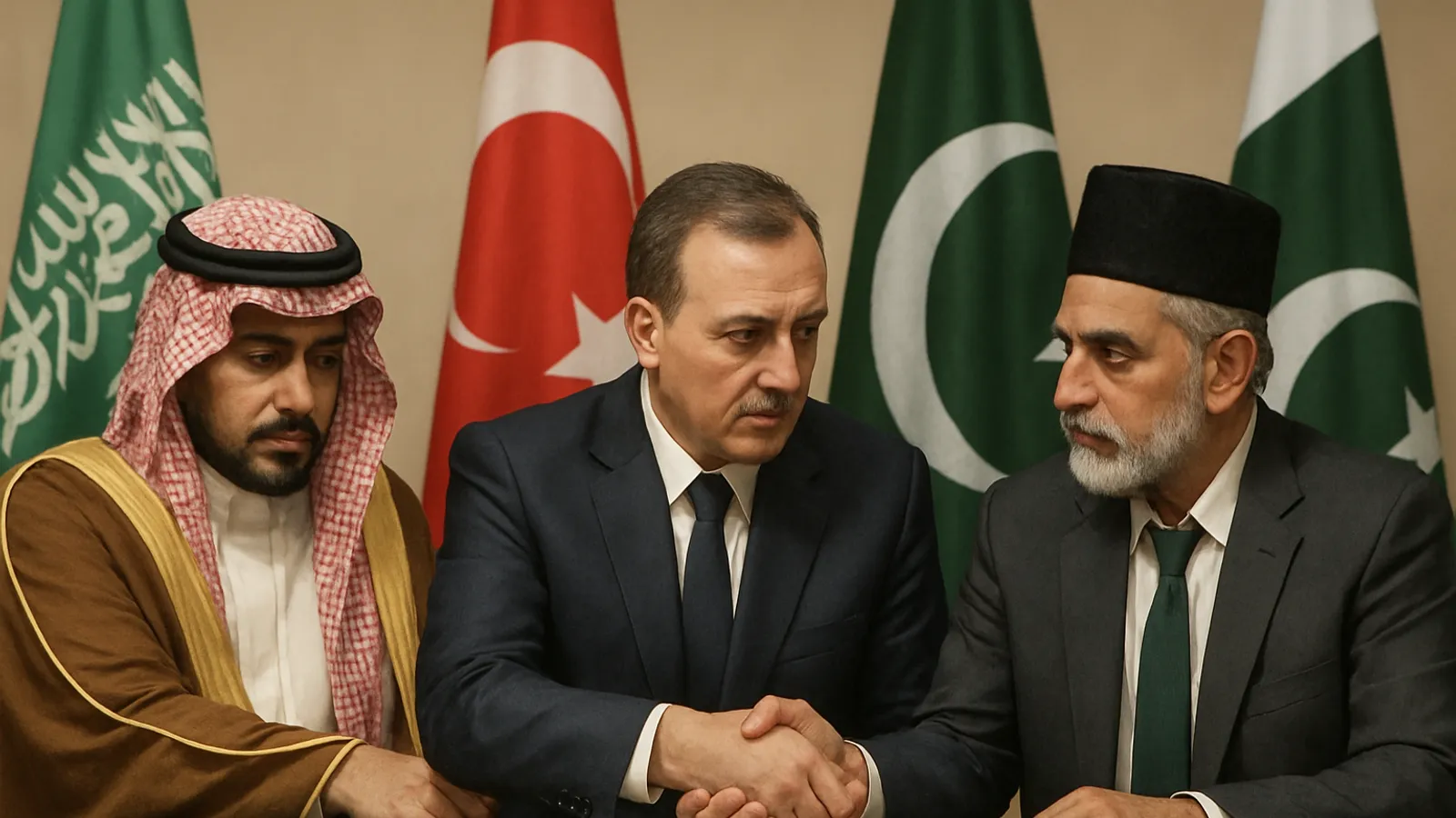 Saudi-Arabien, Türkei und Pakistan haben ein neues Verteidigungsabkommen unterzeichnet.