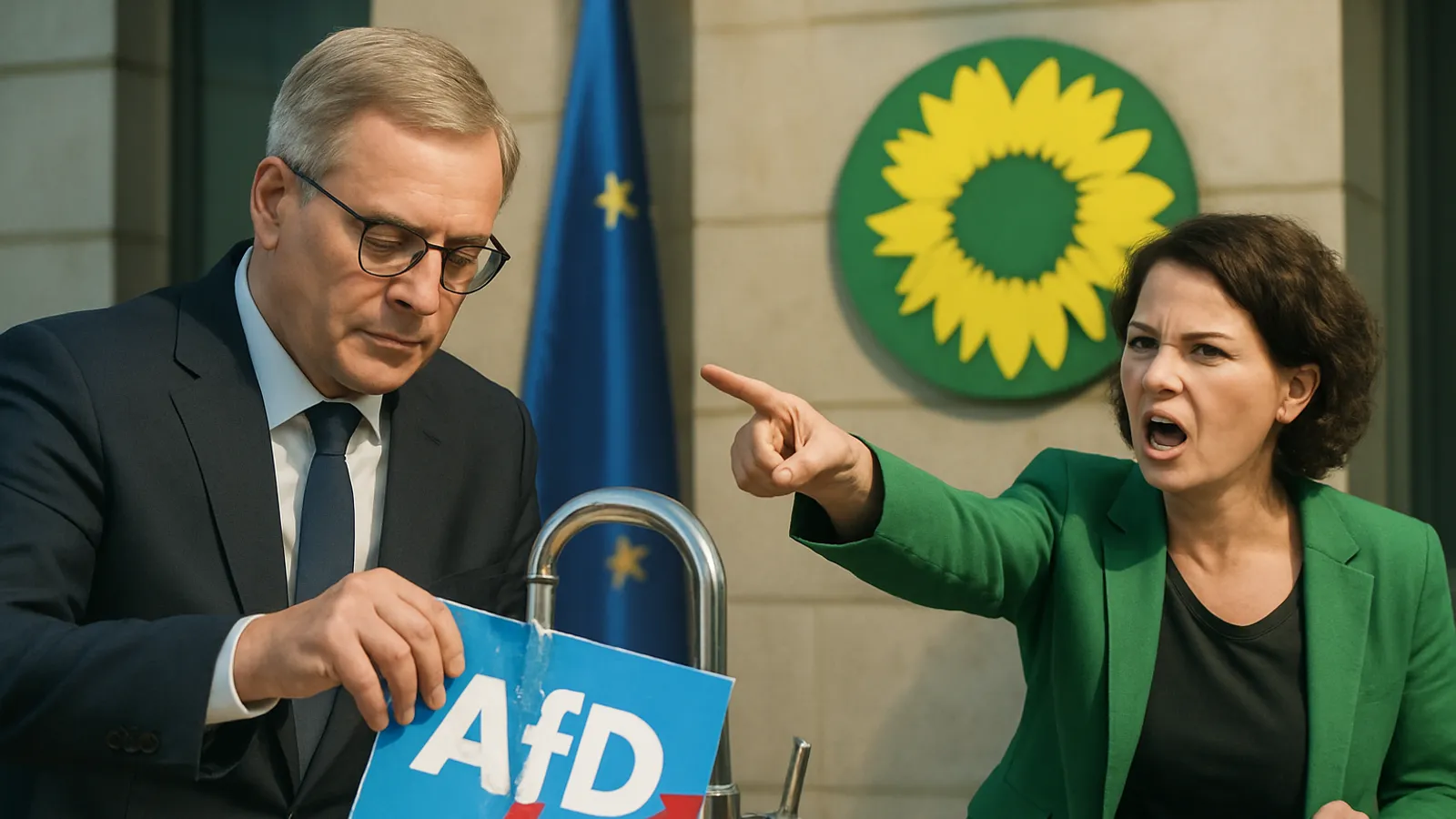 Siegmund spült AfD-Programm weich, Grüne im Attacke-Modus