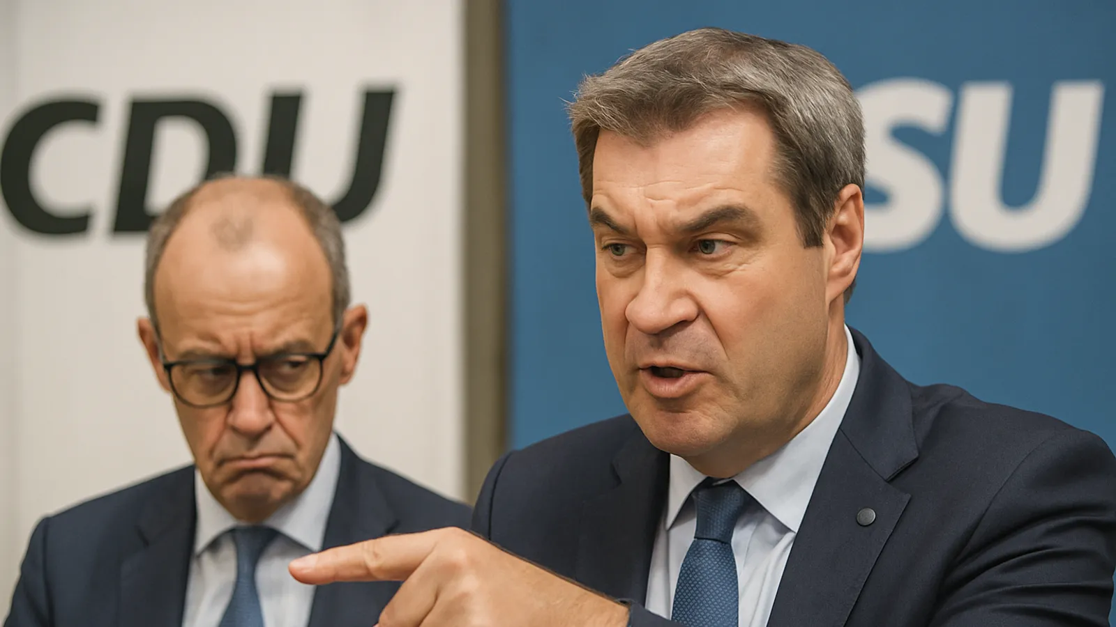 Söder reagiert auf Merz' Personal-Rochade mit Sticheleien und Seitenhieben gegen die CDU.