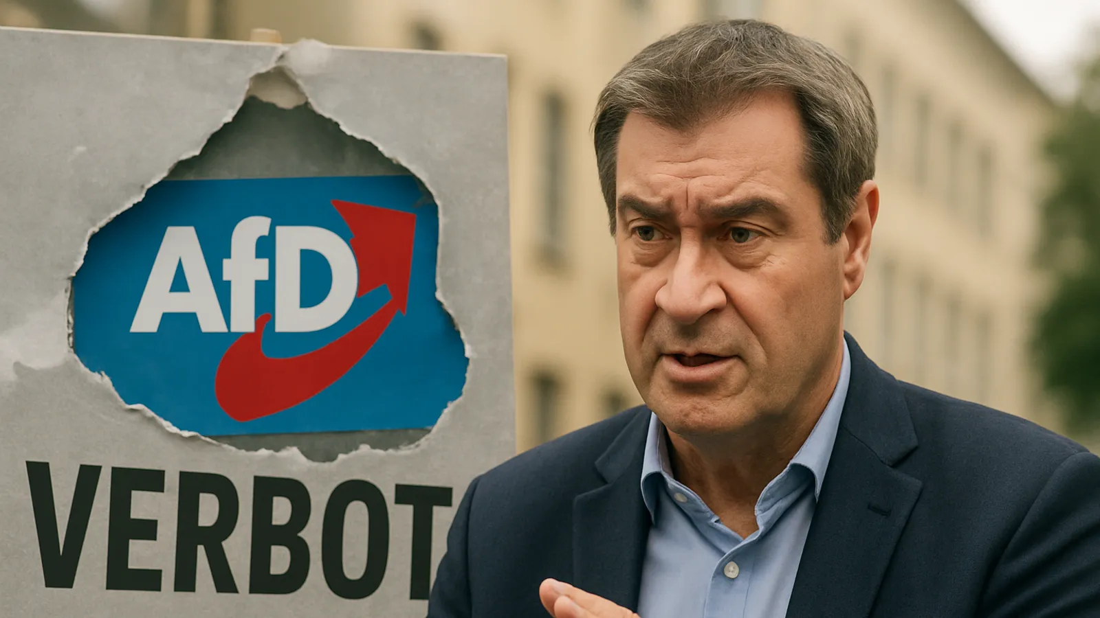 Söder warnt, dass ein AfD-Teilverbot kontraproduktiv wäre.