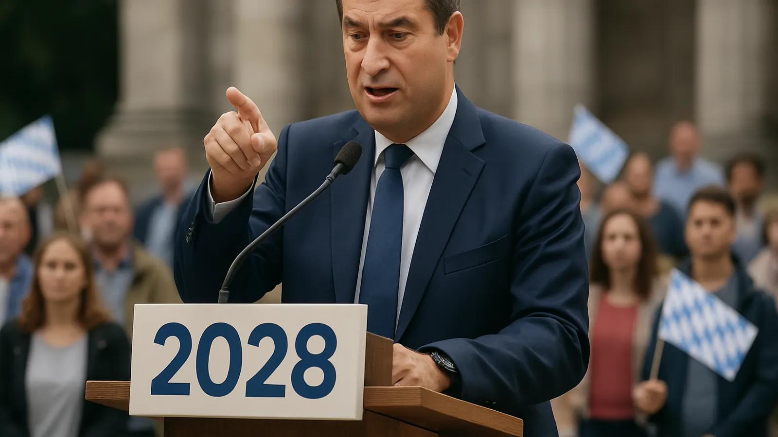 Markus Söder will 2028 erneut als CSU-Spitzenkandidat bei der bayerischen Landtagswahl antreten.