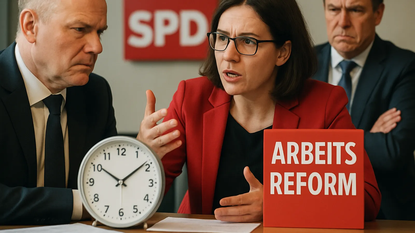 SPD-Arbeitnehmerflügel weist Kritik der Union an Arbeitszeitreform zurück.