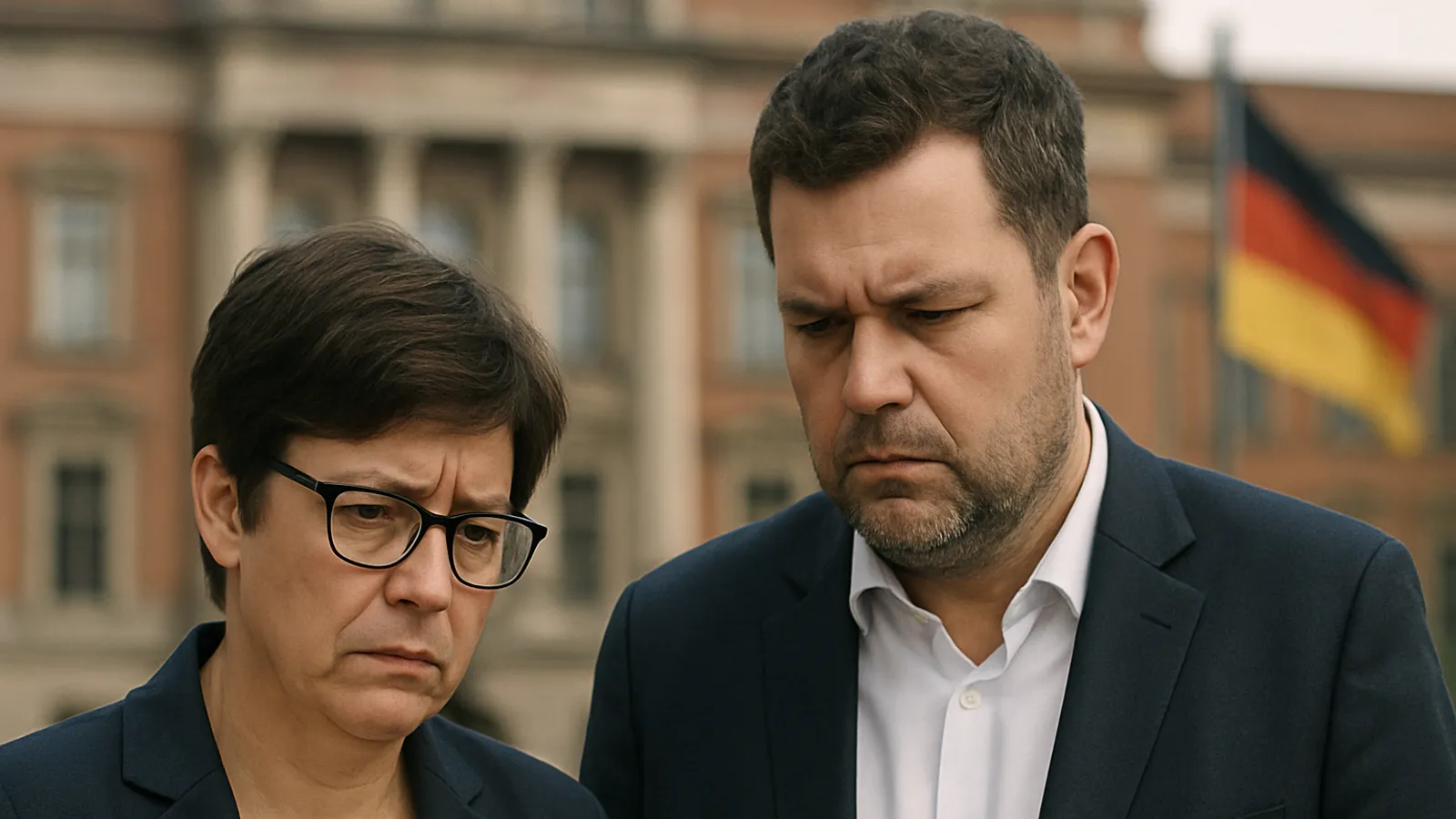 SPD grassroots criticize leaders Bas and Klingbeil ahead of Saxony-Anhalt election.