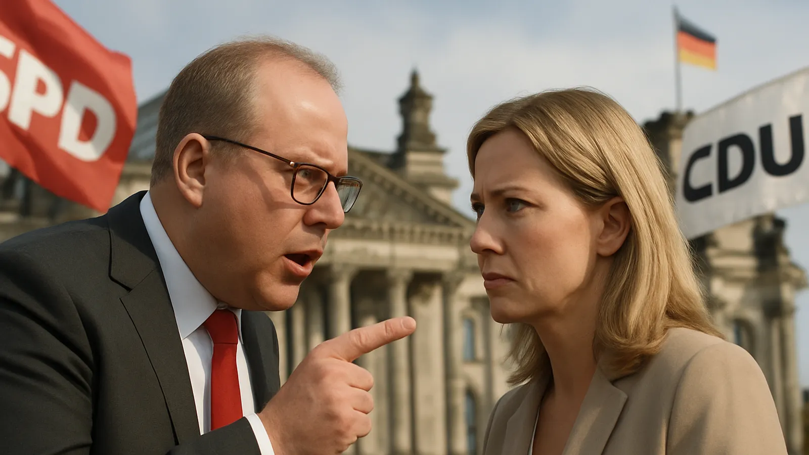SPD-Minister Schneider greift CDU-Ministerin Reiche an.