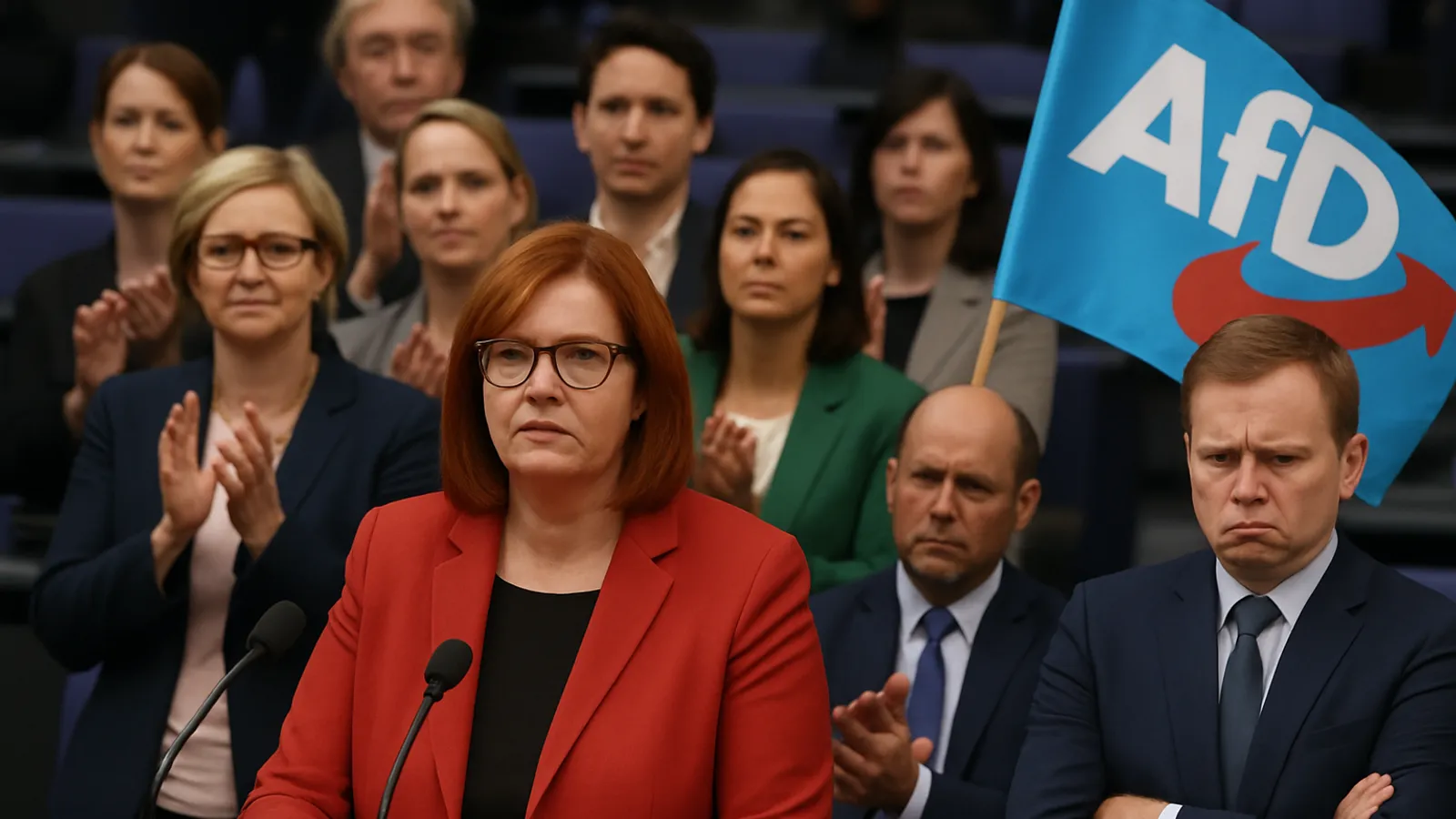 SPD-Ministerin erhält große Solidarität im Streit um AfD-Antrag zu Bärbel Bas.