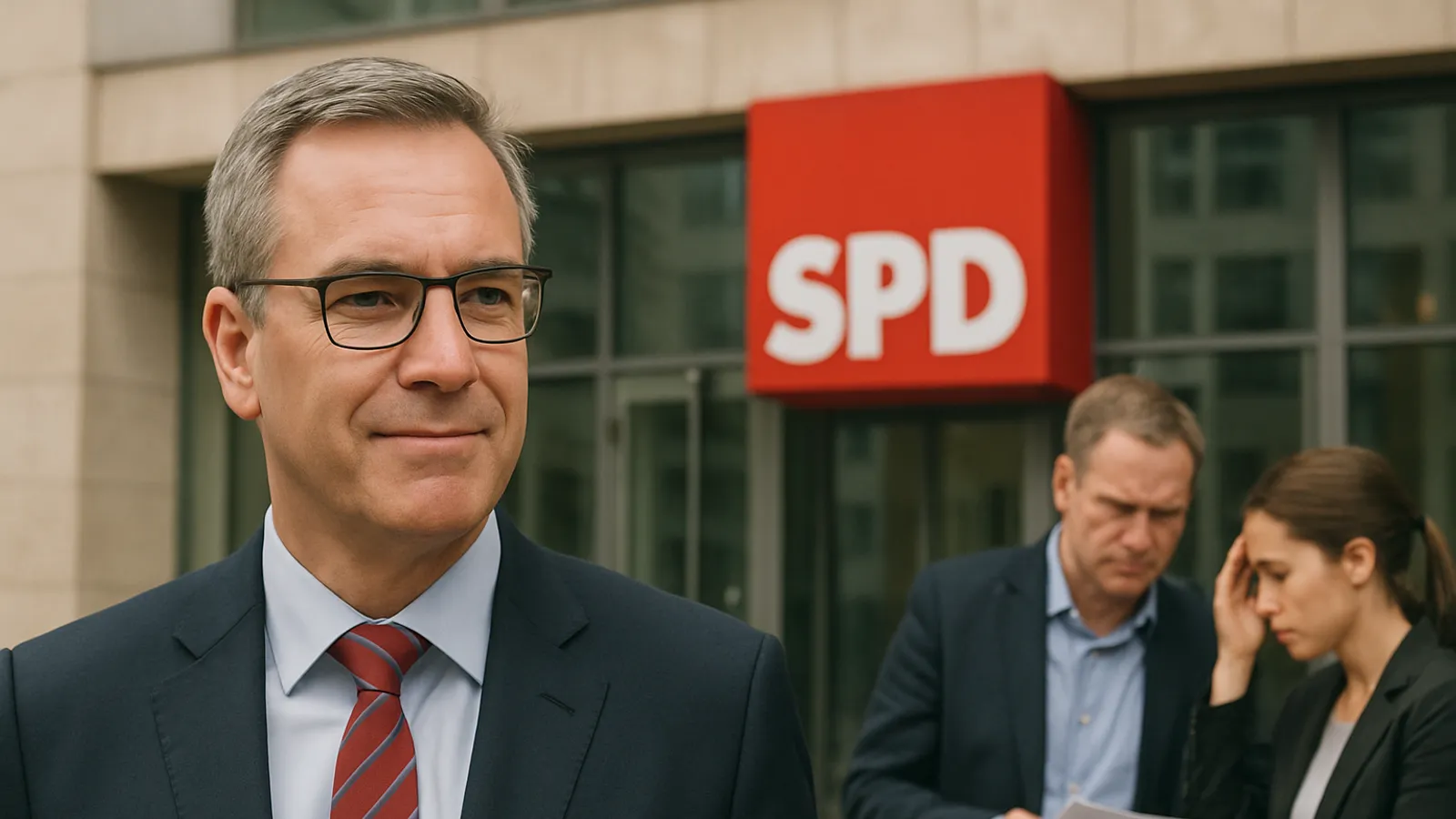 SPD parliamentary leader Matthias Miersch says the party is well positioned and rejects calls for leadership changes.