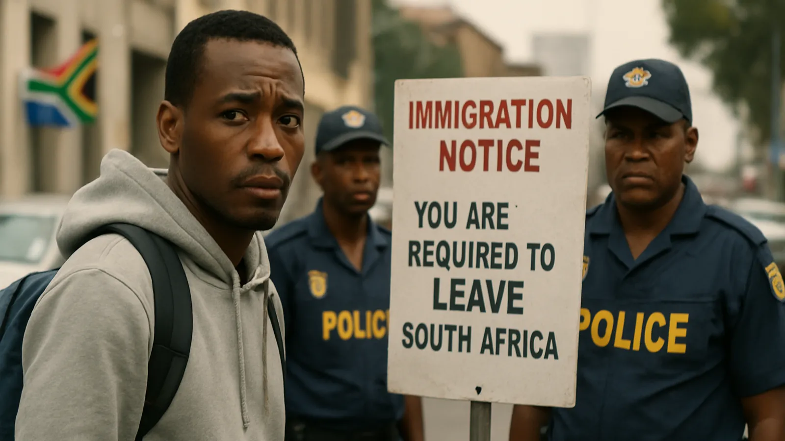 In Südafrika setzen fremdenfeindliche Gruppen Migranten unter Druck, das Land bis Ende Juni zu verlassen