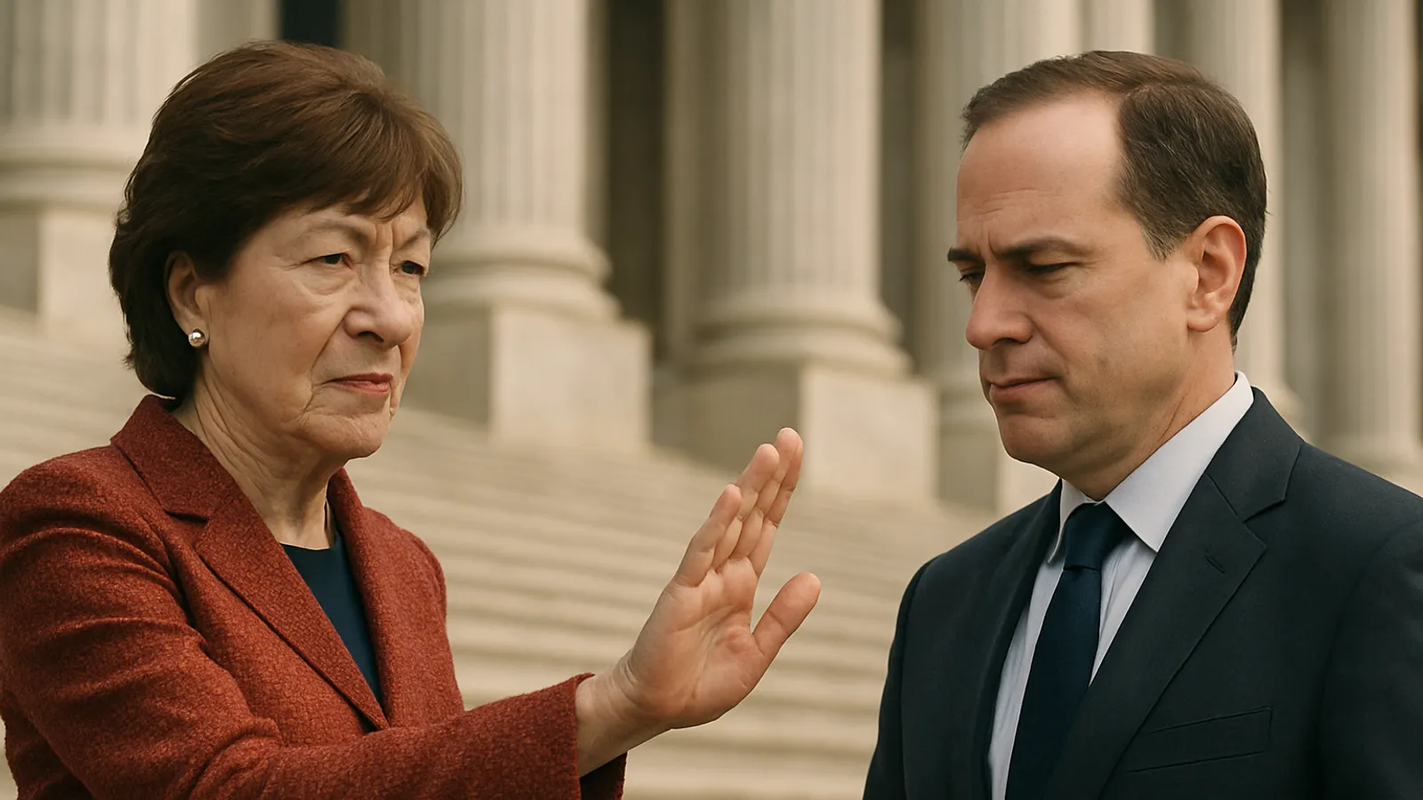 Republikanerin Susan Collins lehnt Todd Blanche als US-Justizminister ab.