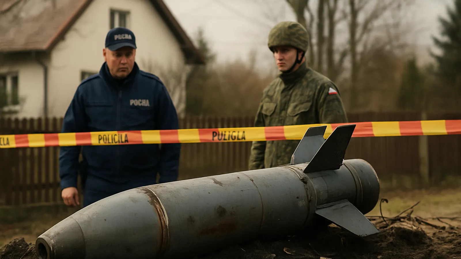A suspected Russian cruise missile has crashed in Poland.