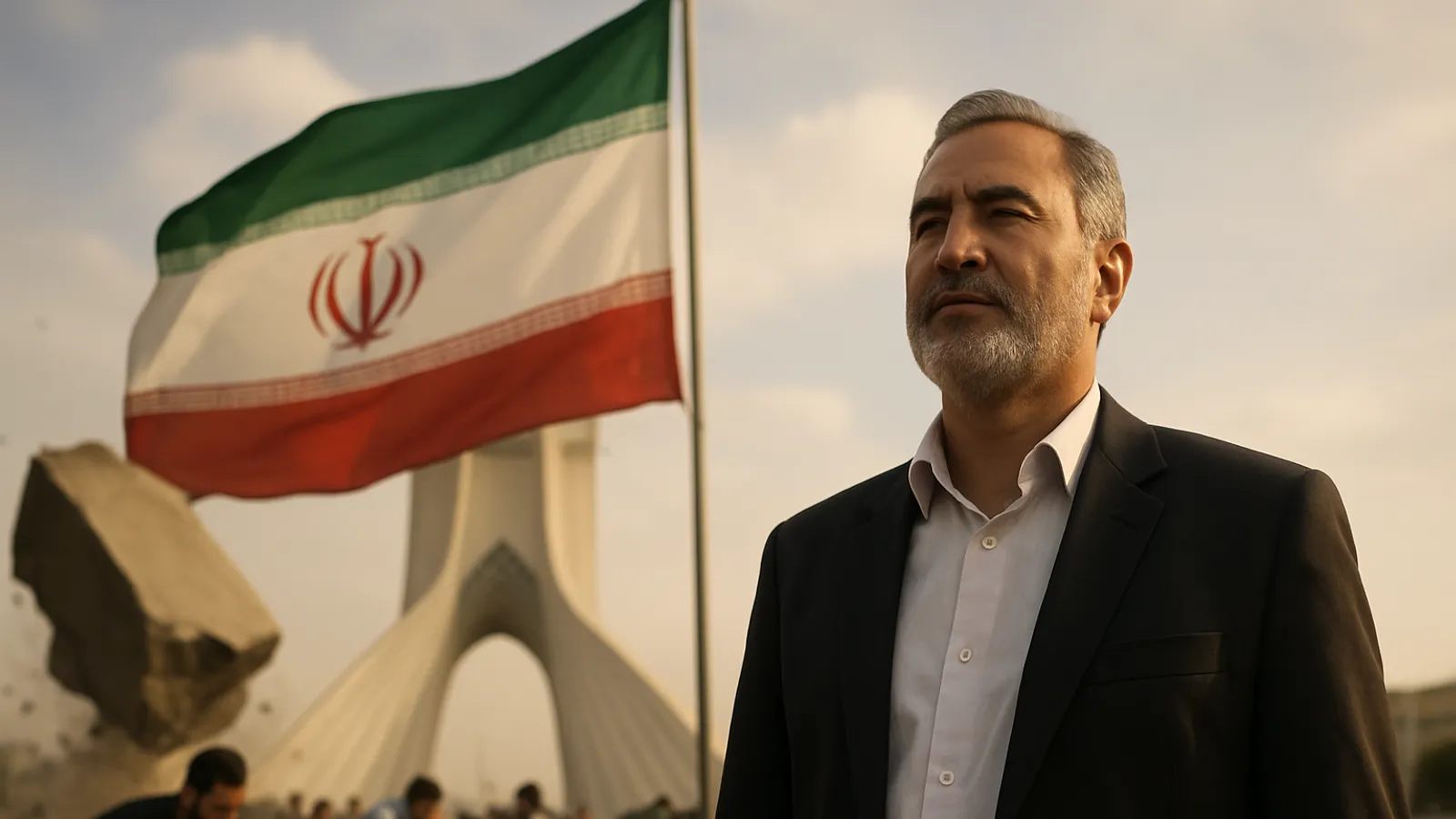 Teheran wird als siegreich und stolz beschrieben, steht jedoch kurz vor einem Fall.
