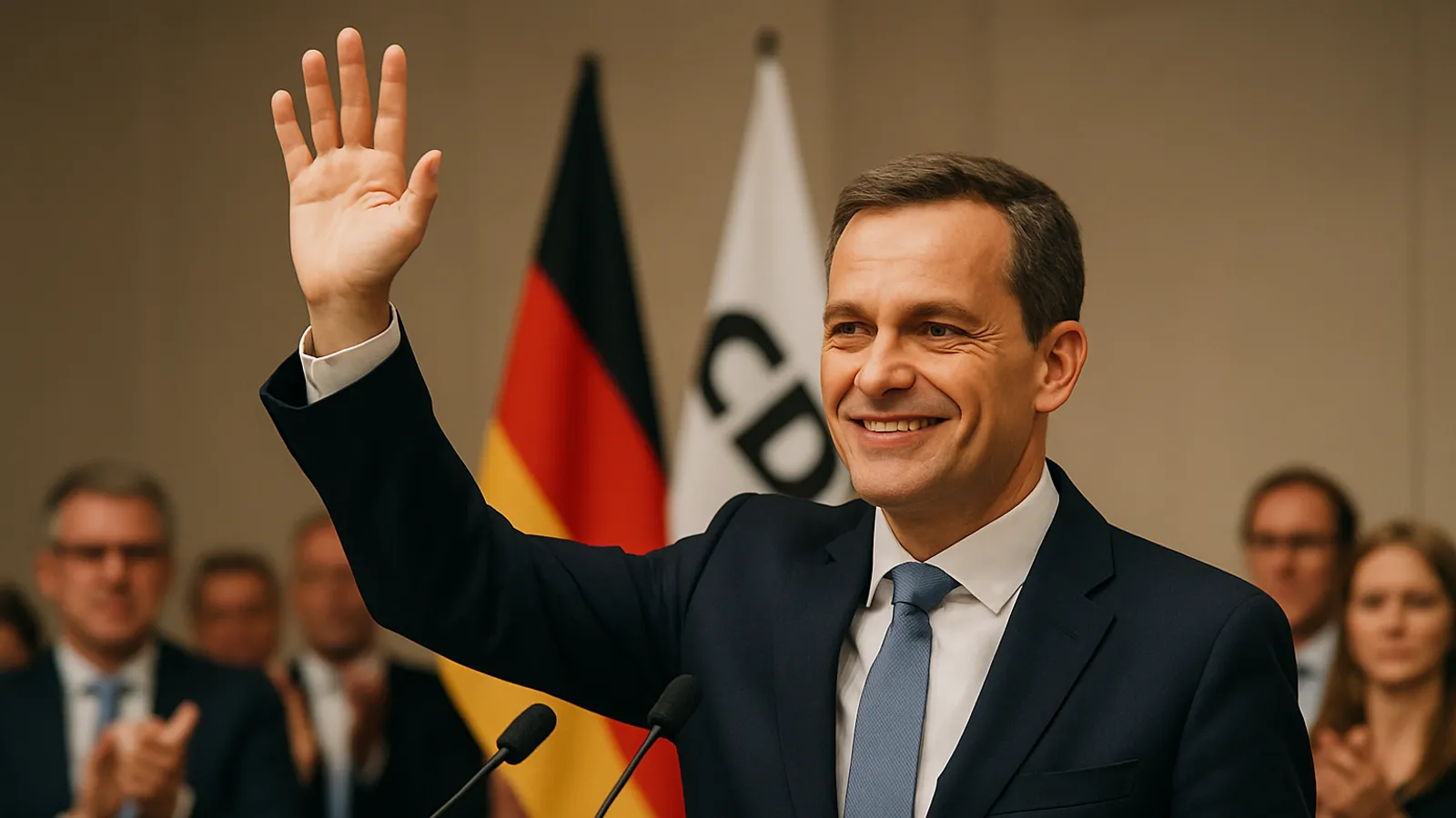 Thorsten Frei was elected the new chair of the CDU/CSU parliamentary group with just under 92 percent.