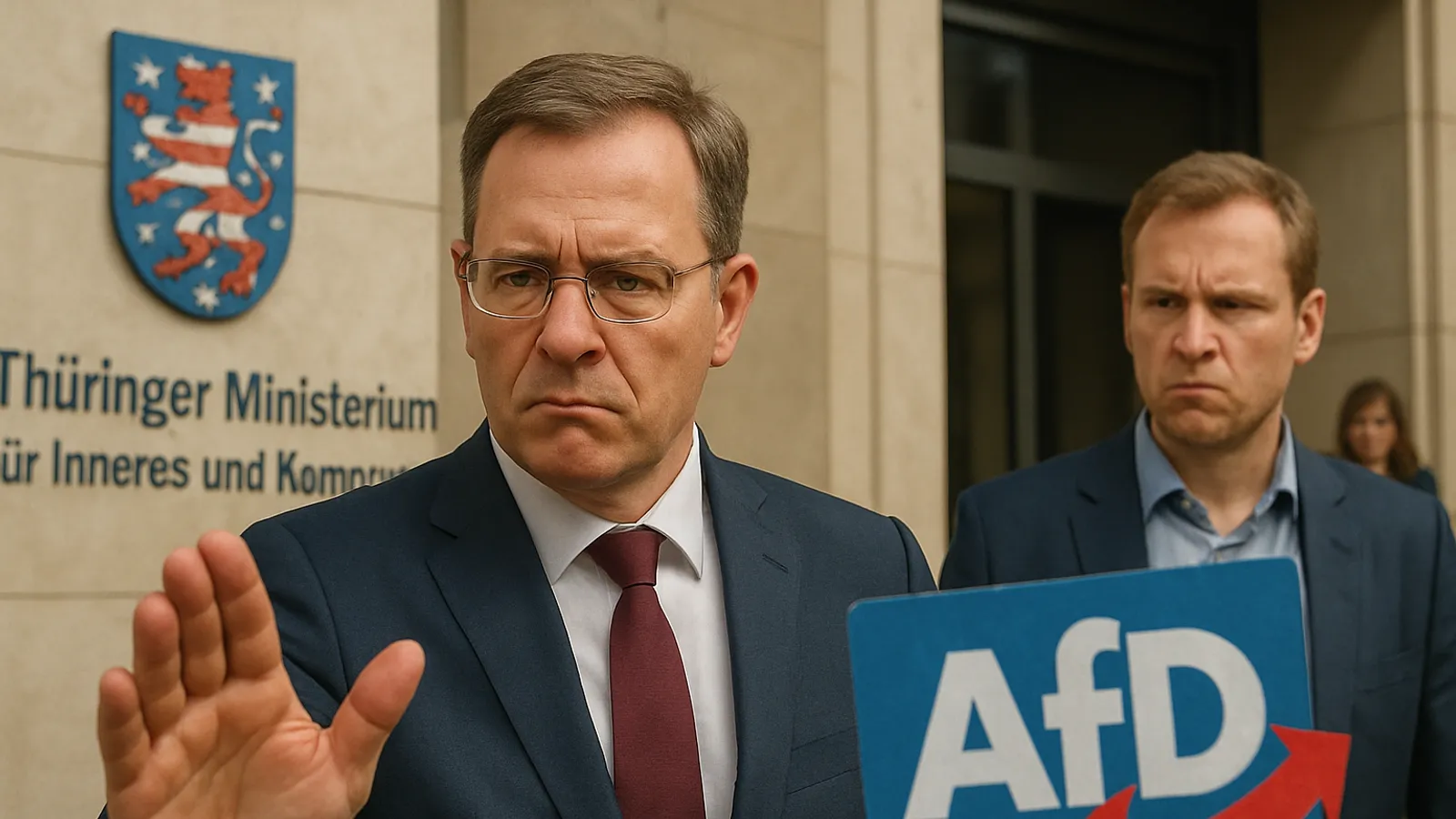 Thüringen-Minister will AfD von Spionage-Daten ausschließen.