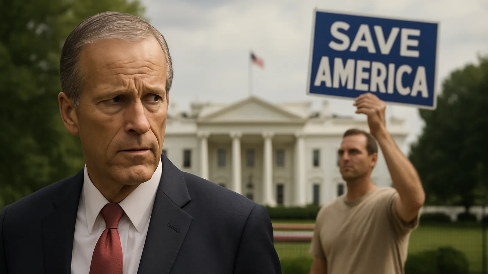 Thune fordert Vorsicht, während das Weiße Haus für den SAVE America Act kämpft.