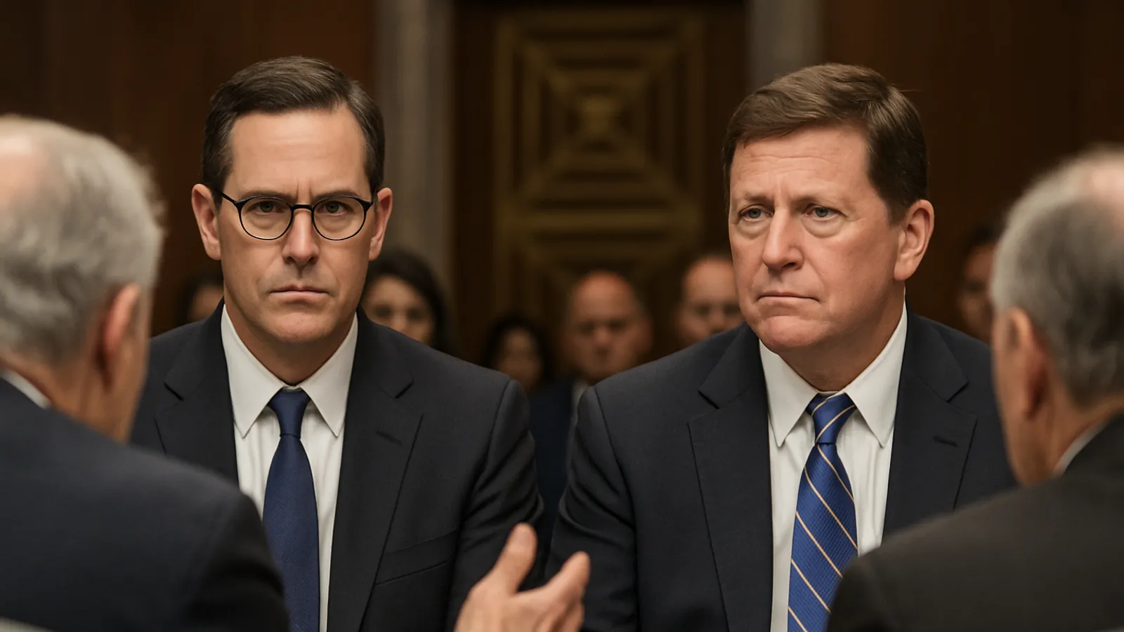 Todd Blanche und Jay Clayton wurden in getrennten Bestätigungsanhörungen von Demokraten befragt.