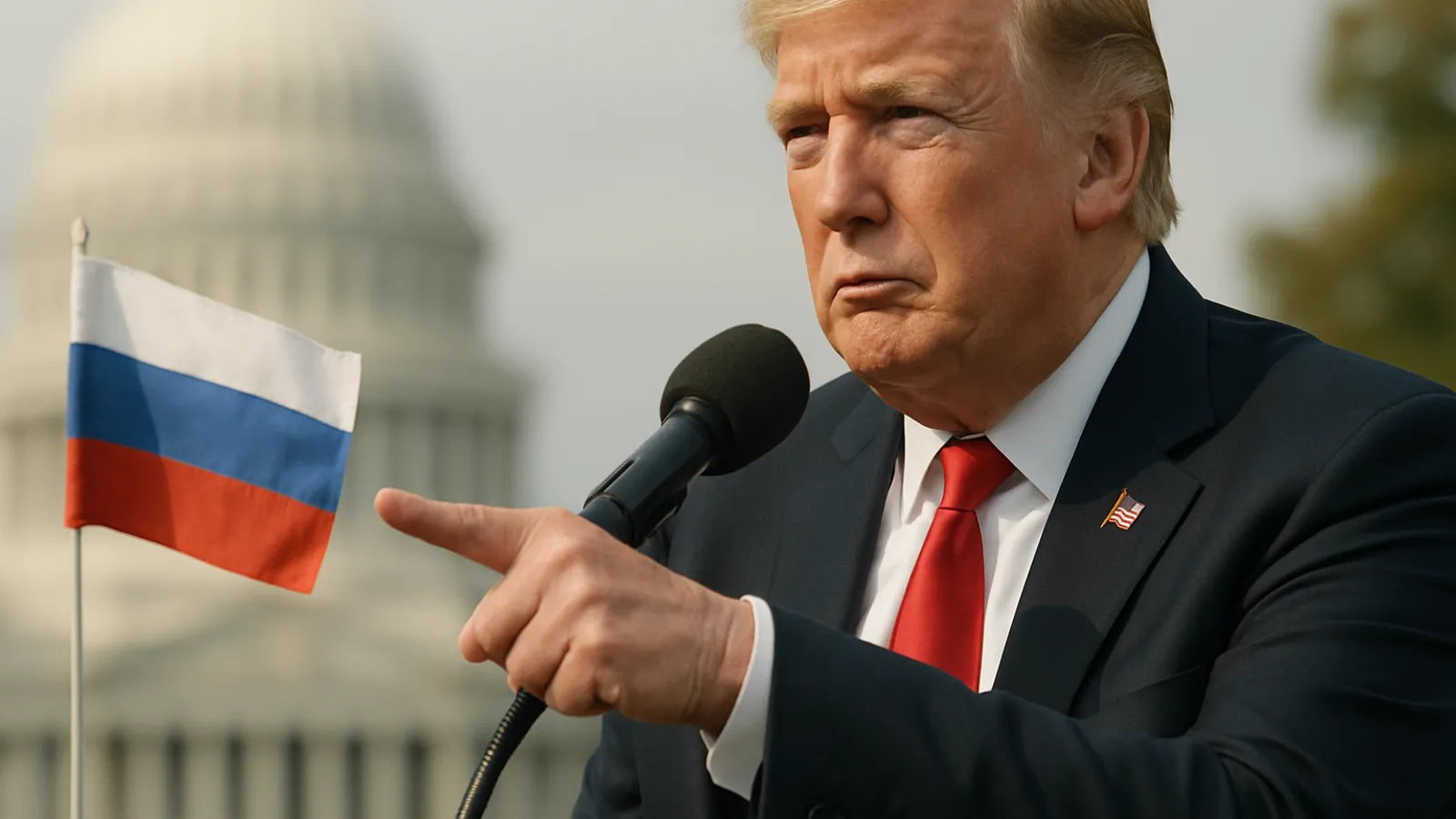 Trump beruft sich auf ausländische Wahlbeeinflussung, um seine eigenen Handlungen zu rechtfertigen.