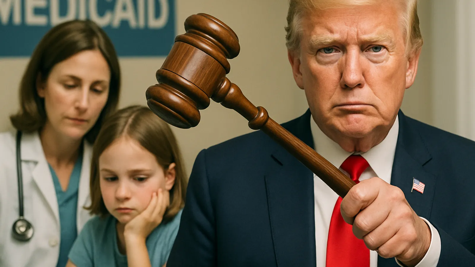 Trump blockiert Medicaid-Mittel für geschlechtsbejahende Versorgung von Kindern.