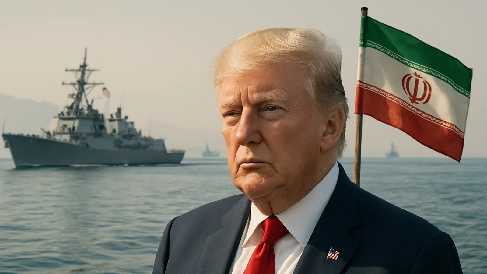 Trump droht, die Straße von Hormuz als 'Territorium der Vereinigten Staaten' zu erklären.