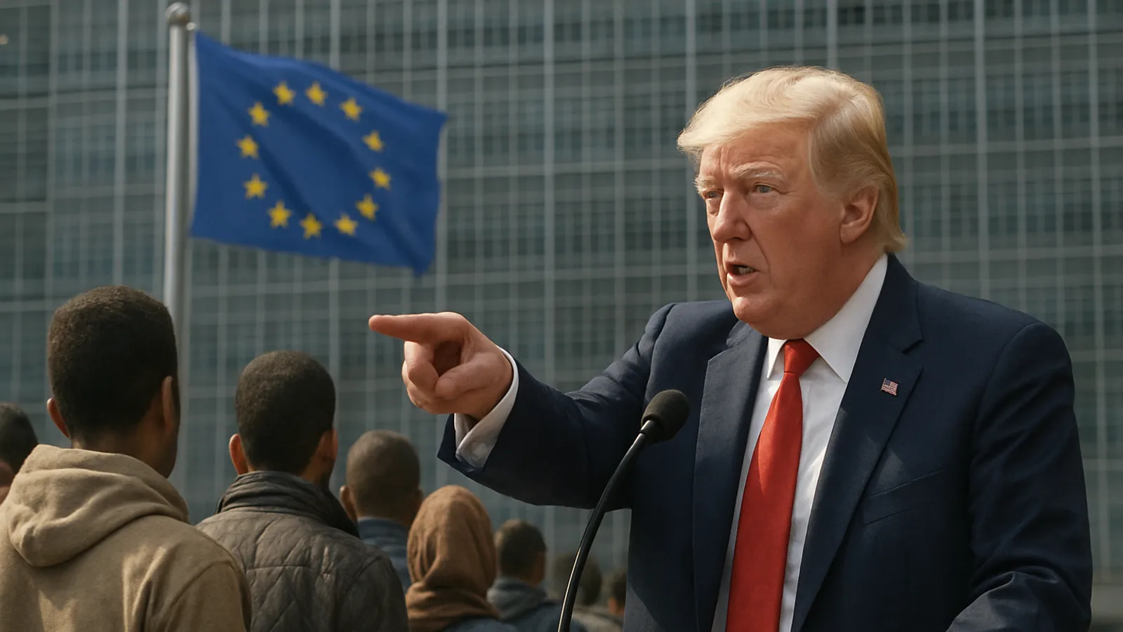 Trump droht Europa vor G7-Gipfel mit harter Migrationspolitik-Abrechnung.