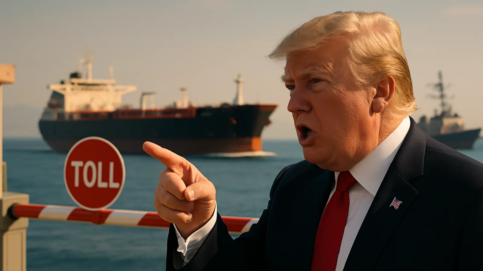 Trump droht mit Maut für die Straße von Hormus.
