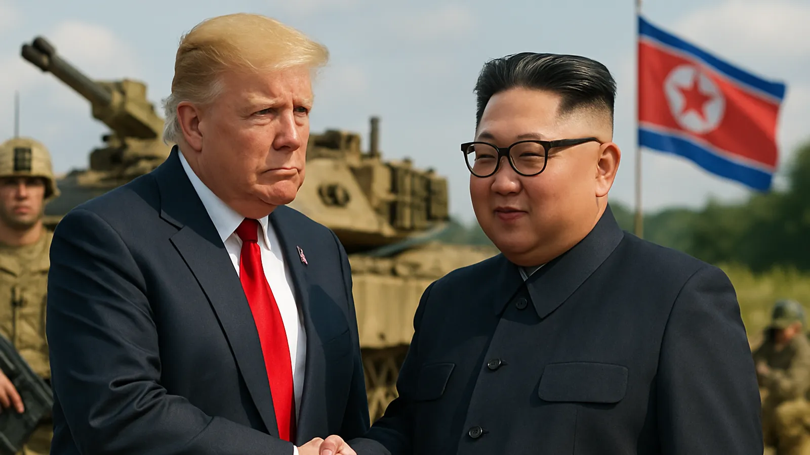 Trump fährt Militärübungen mit Südkorea zurück wegen »sehr guter Beziehung zu Kim Jong Un«.