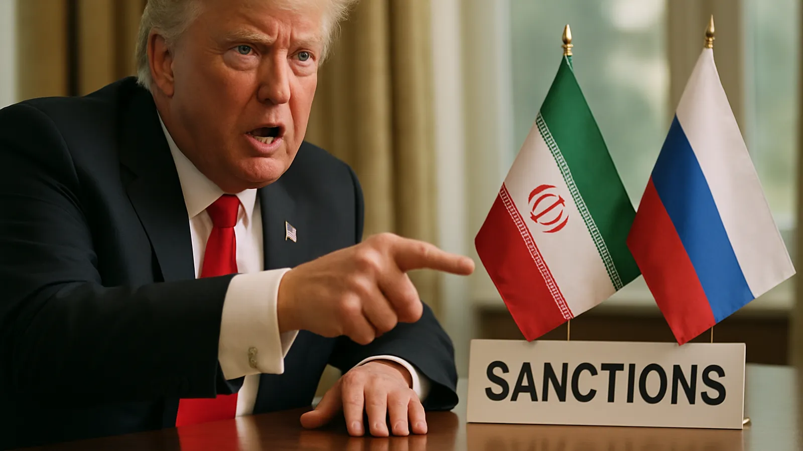 Trump fordert, Iran in das Sanktionspaket gegen Russland aufzunehmen.