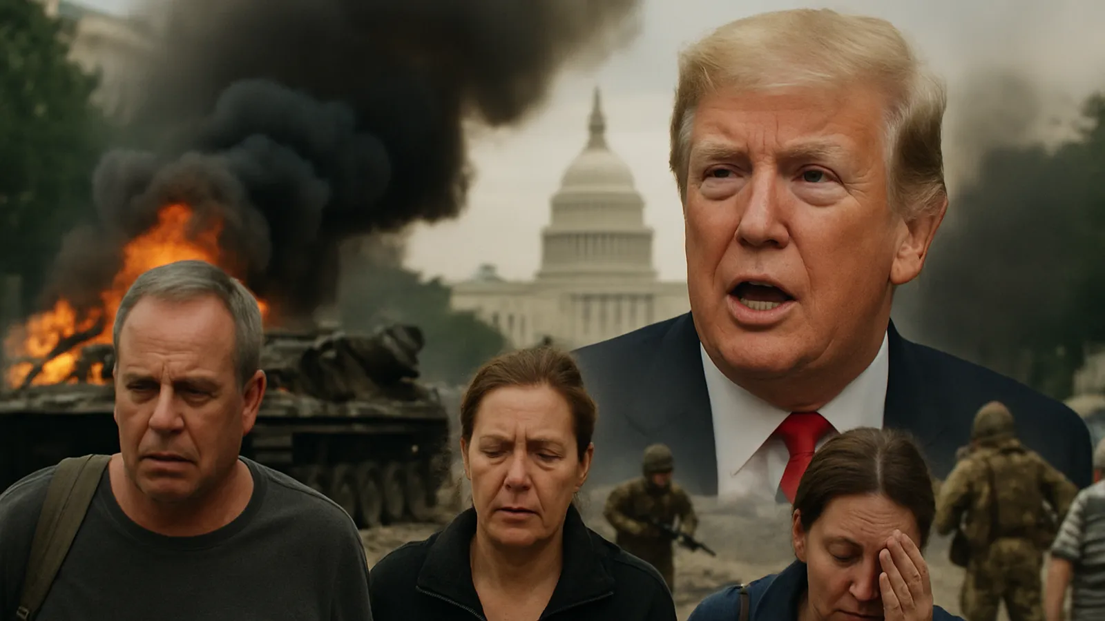 Trump führt einen chaotischen Krieg, dessen Kosten und Opfer die US-Bevölkerung betreffen.