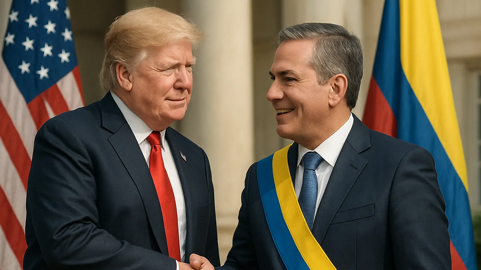 Trump gratuliert dem neuen Präsidenten Kolumbiens de la Espriella.