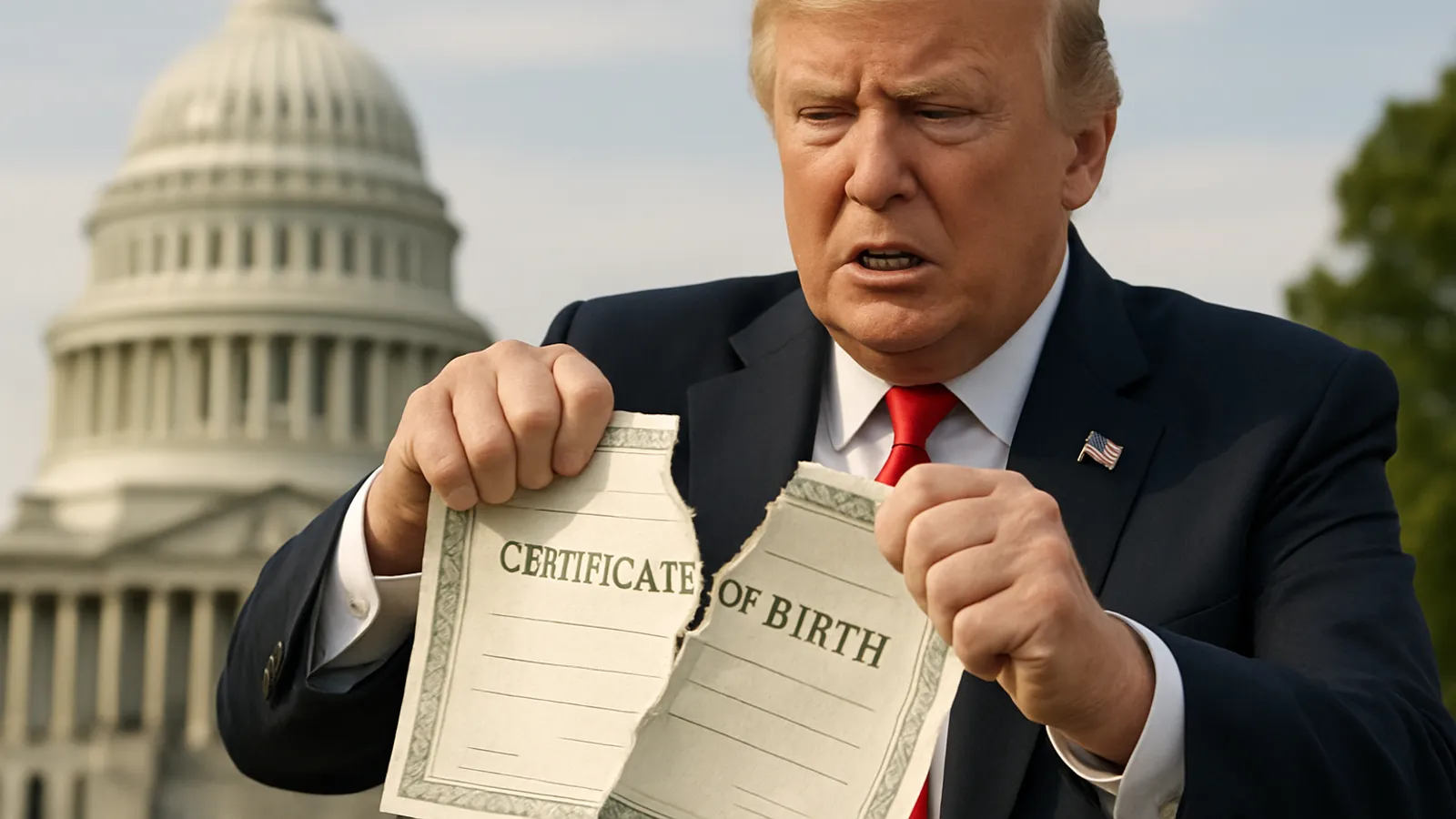 Trump versucht erneut, das Geburtsrecht auf US-Staatsbürgerschaft einzuschränken.