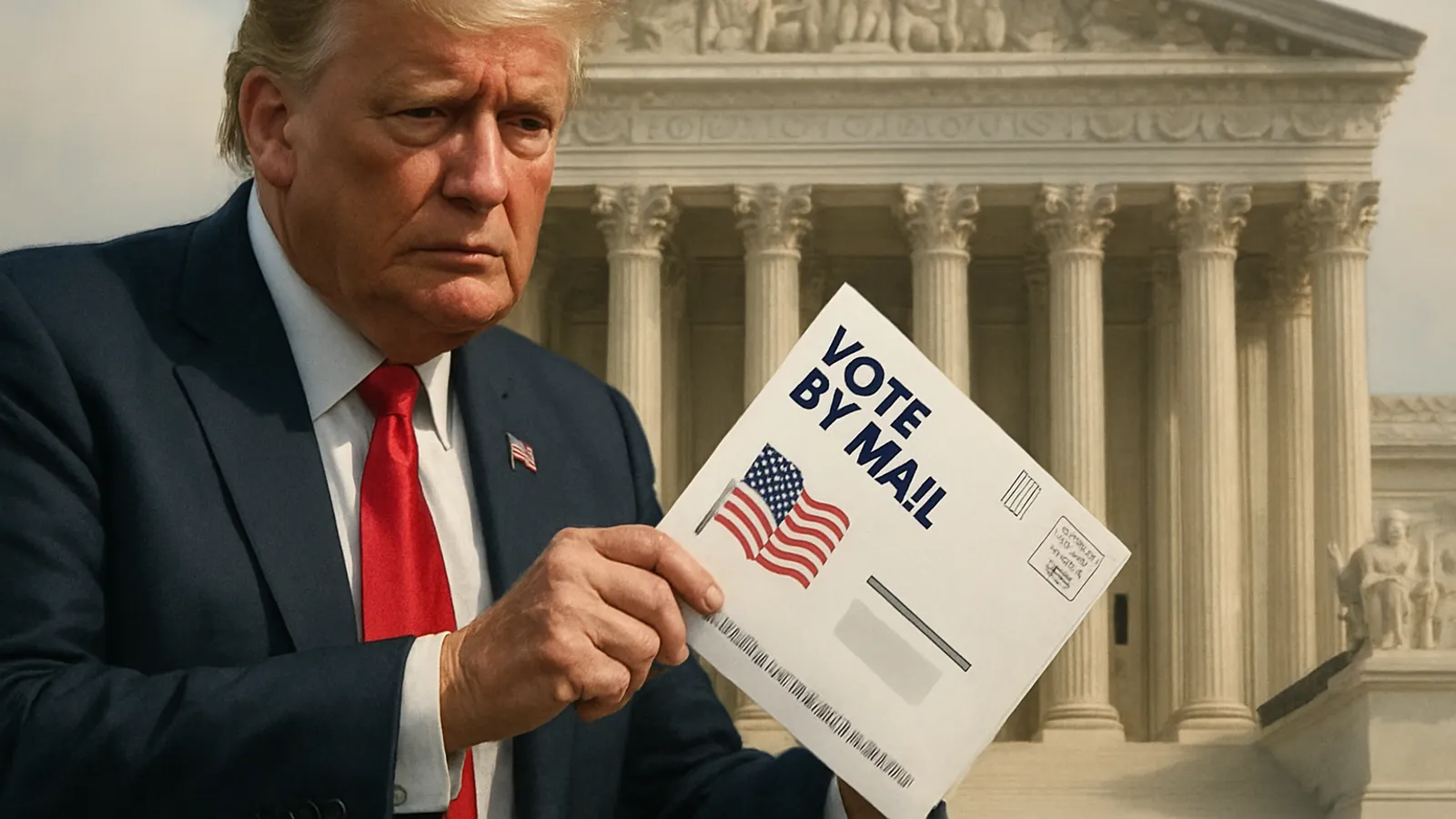 Die Trump-Regierung bittet den Supreme Court, blockierte Teile von Trumps Briefwahl-Dekret wieder freizugeben.