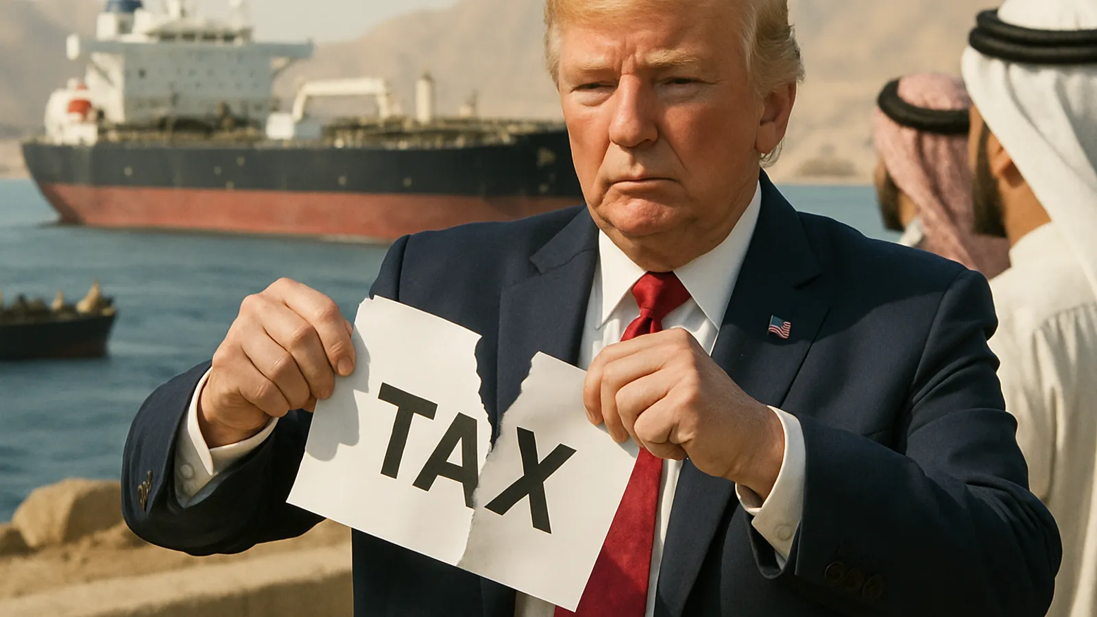 Trump hat die Steuer auf die Straße von Hormuz aufgrund des Drucks von Golf-Verbündeten zurückgenommen.