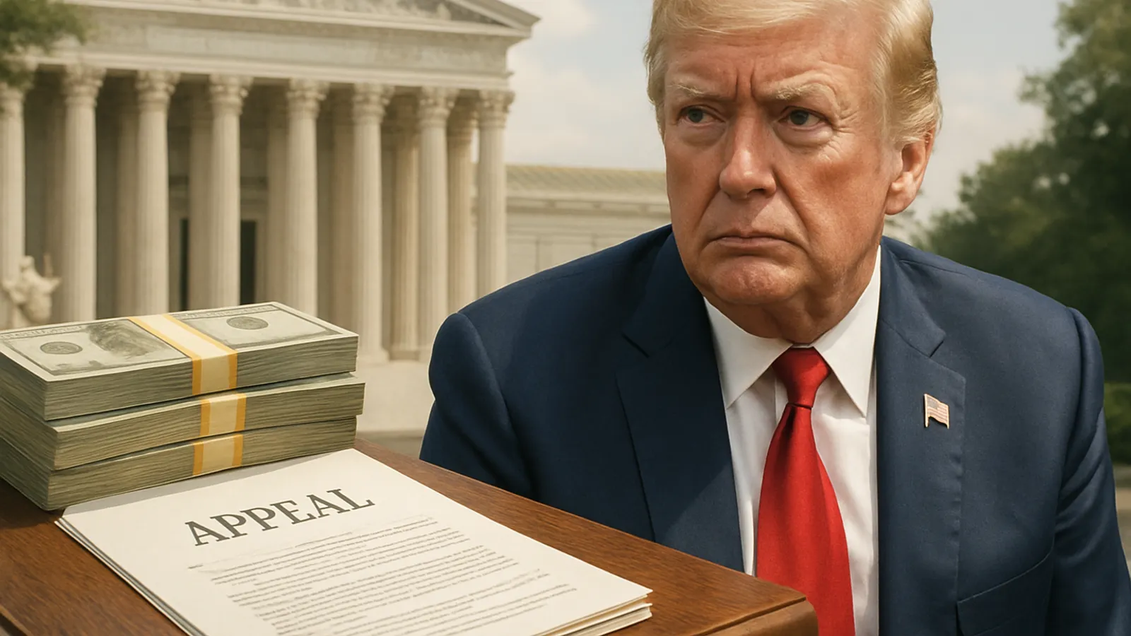 Trump legt Berufung im Streit um seine 10-Milliarden-Dollar-Klage gegen die US-Steuerbehörde IRS ein.