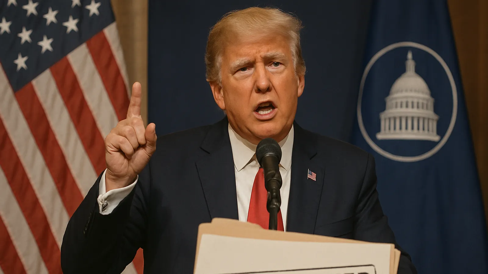 Trump hat in einer Primetime-Rede umstrittene Behauptungen zur Wahl- und Wahlbetrugsicherheit wiederholt und Dokumente deklassifiziert.
