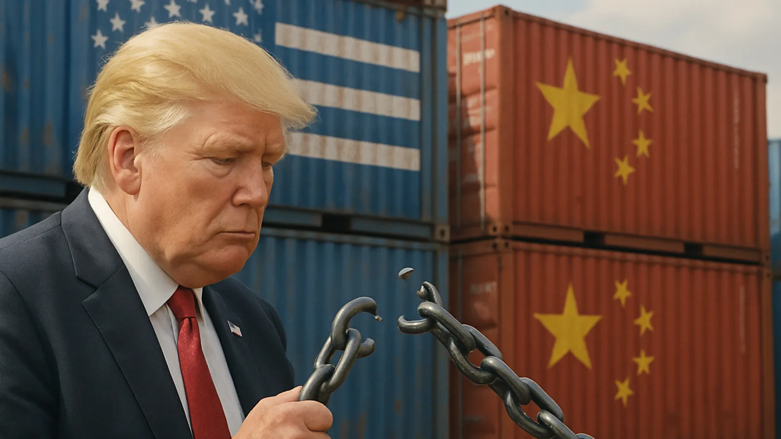 Trump hat versprochen, China abzuschneiden. Seine letzte Zollanpassung hat es gerade gerettet.