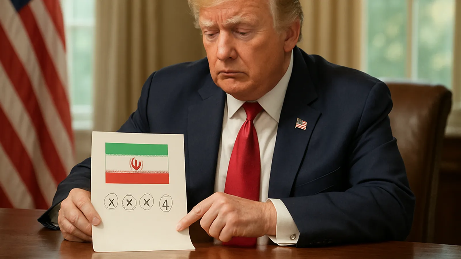 Trump stehen im Iran-Konflikt vier schlechte Optionen offen; der Artikel stellt die aus Sicht des Autors am wenigsten schlechte vor.
