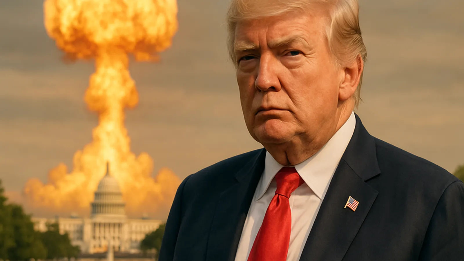 Trump ist die größte Gefahr für die Welt und ein einmannmäßige Waffe der Massenvernichtung.