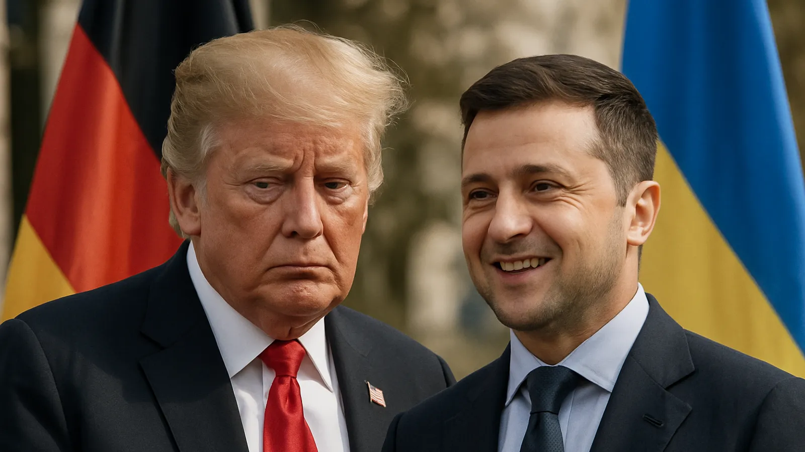 Trump ist enttäuscht über Deutschland und lobt Selenskyj.