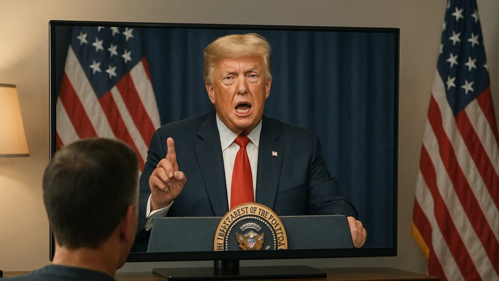 Trump plant eine Rede zur Primetime am Donnerstag, die verschiedene Themen umfassen wird.