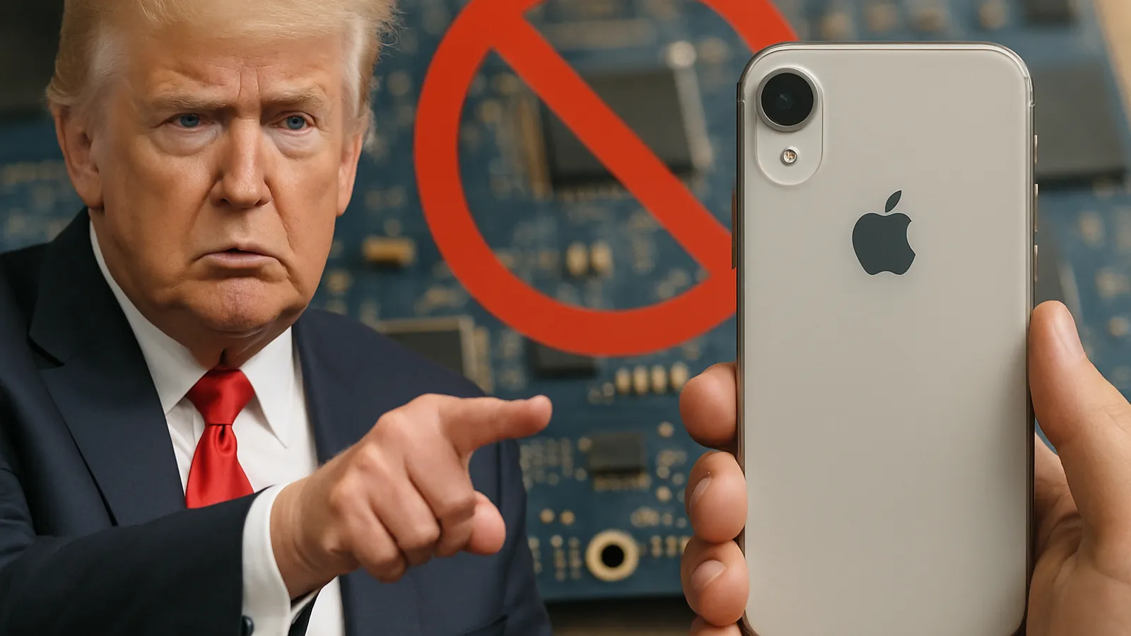 Trump-Regierung will Chipkäufe von Apple in China unterbinden.