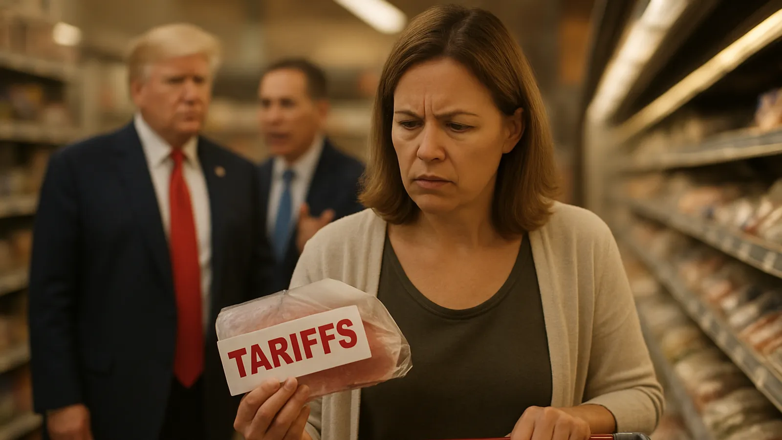Demokraten bezeichnen Trumps neue Zölle als „Verkaufssteuer“, die das Leben der Amerikaner verteuern werde.