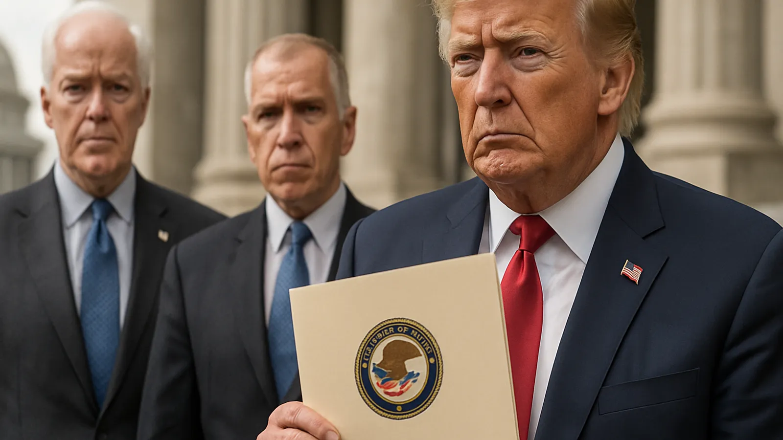 Trump sagt, er könnte die Nominierung von Todd Blanche als Generalstaatsanwalt bis zum Ausscheiden von Cornyn und Tillis zurückstellen.
